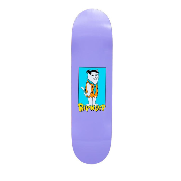 RIPNDIP 8.25 Bedrock Skateboard Deck Purple