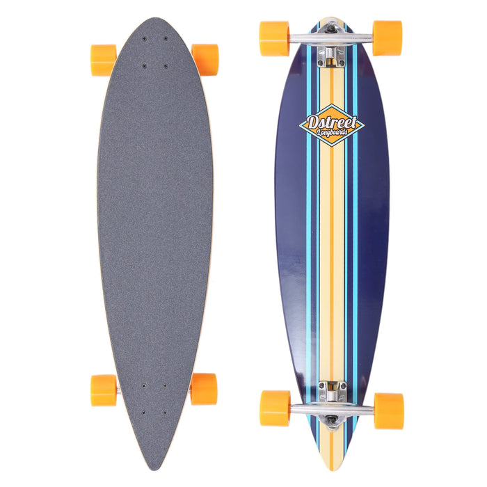 Dusters 35 Pintail Ocean Complete Skateboard Cruiser Blue