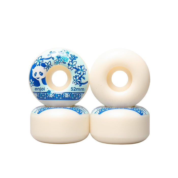 Enjoi 52mm Ming Skateboard Wheels White / Light Blue