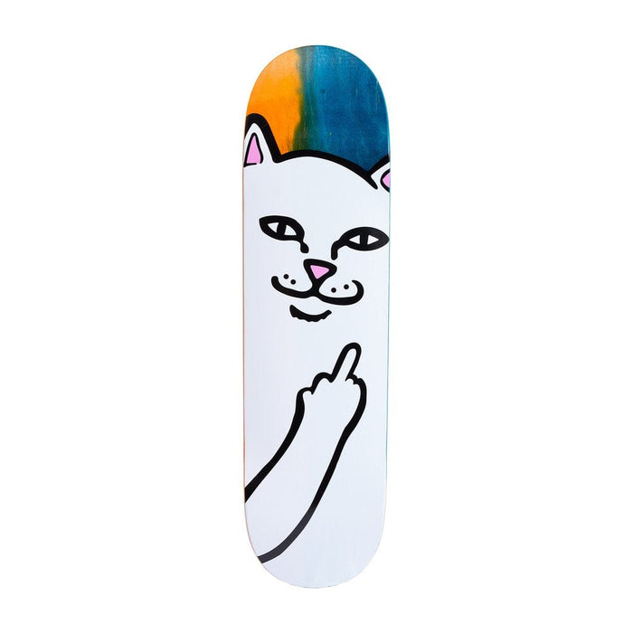 RIPNDIP 8.5 Lord Nermal Skateboard Deck Orange/Aqua