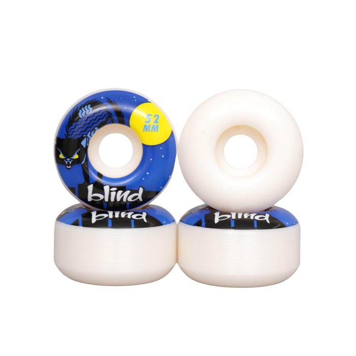 Blind 52mm Nine Lives Skateboard Wheels White / Blue