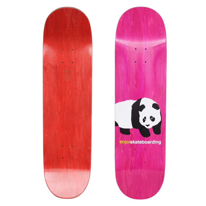 Enjoi 8.5 Peekaboo Panda R7 Skateboard Deck Pink