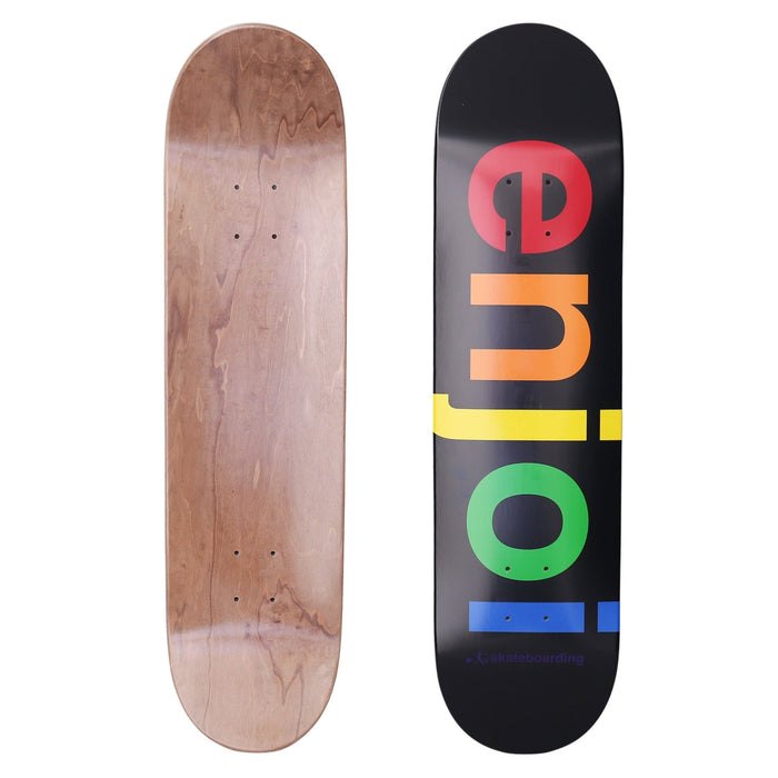 Enjoi 8 Spectrum R7 Skateboard Deck Black