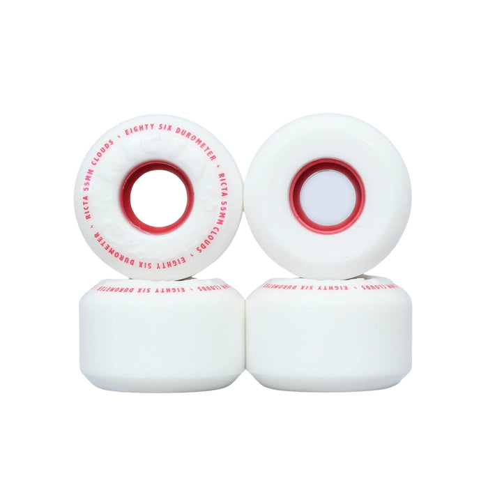 Ricta 55mm / 86A Clouds Wheels White / Red