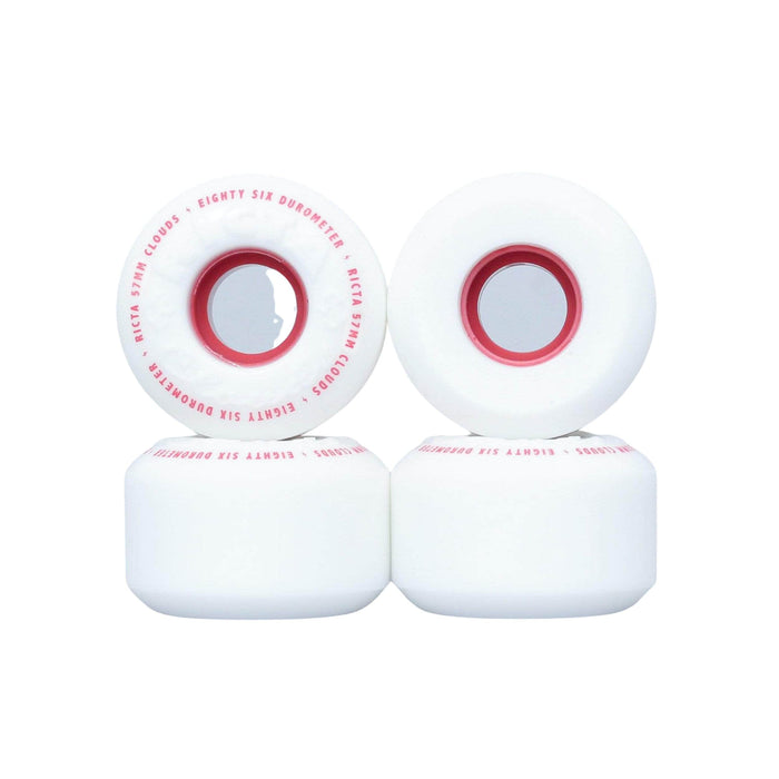 Ricta 57mm 86A Clouds Wheels White / Red