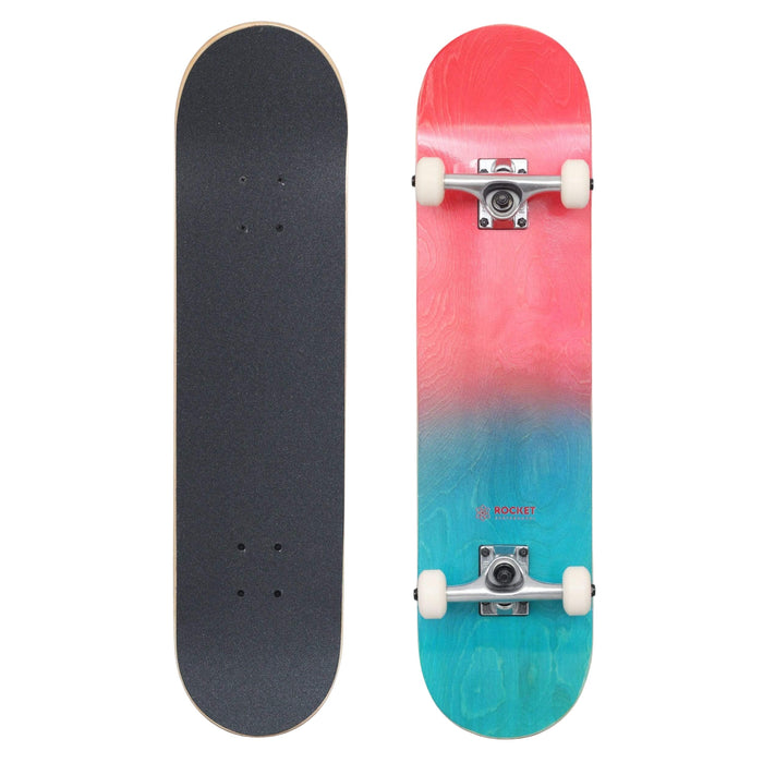 Rocket 7.5 Double Dipped Complete Skateboard Red
