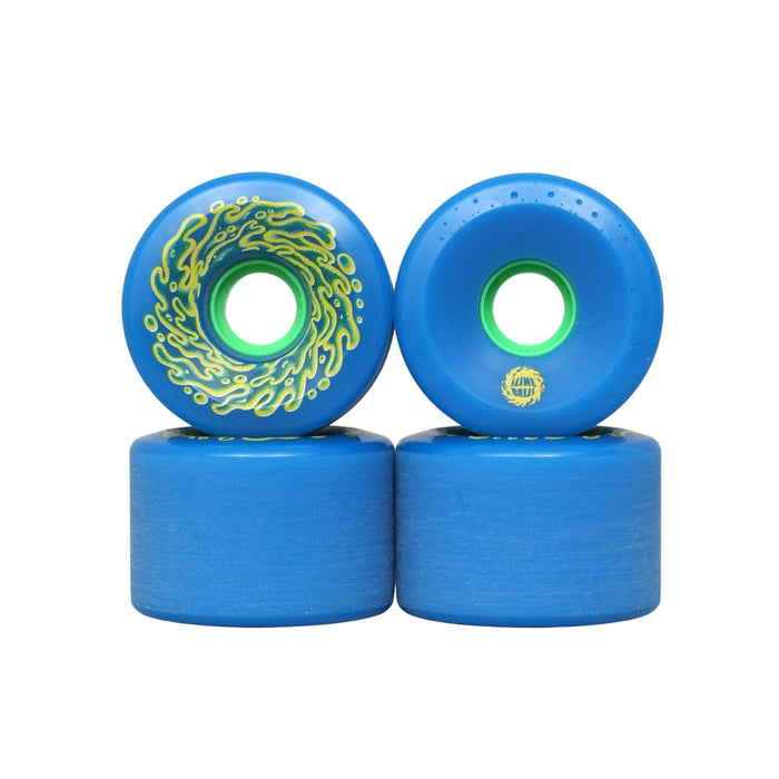 Santa Cruz 66mm 78A Slime Balls OG Slime Skateboard Wheels Blue / Green