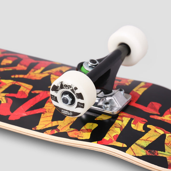 Powell Peralta 7.5 Vato Rat Leaves Shape Complete Skateboard Black
