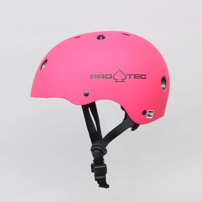 Pro-Tec Classic Fit Certified Youth Skateboard Helmet Matte Pink