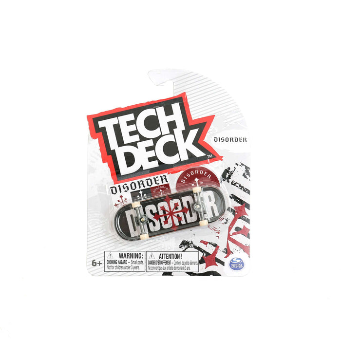Tech Deck 96mm Disorder Crossover Fingerboard Black